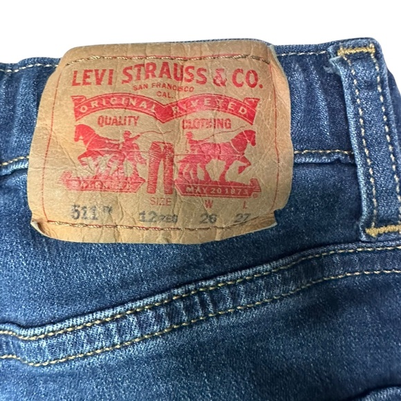 Levi's Blue Denim Jeans - Picture 3 of 8